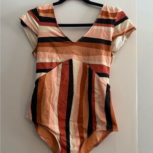 Seea Striped One Piece - Multicolor